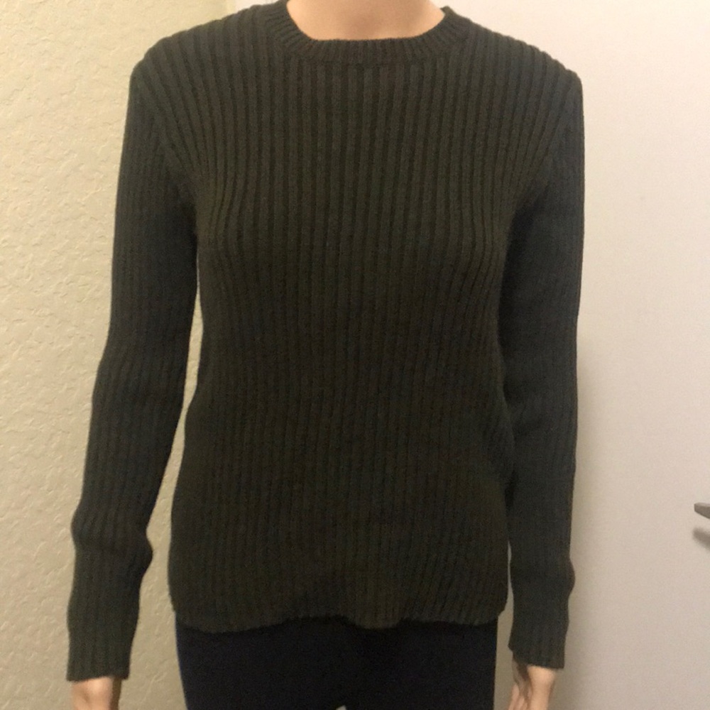 Army Green Heavy Sweater